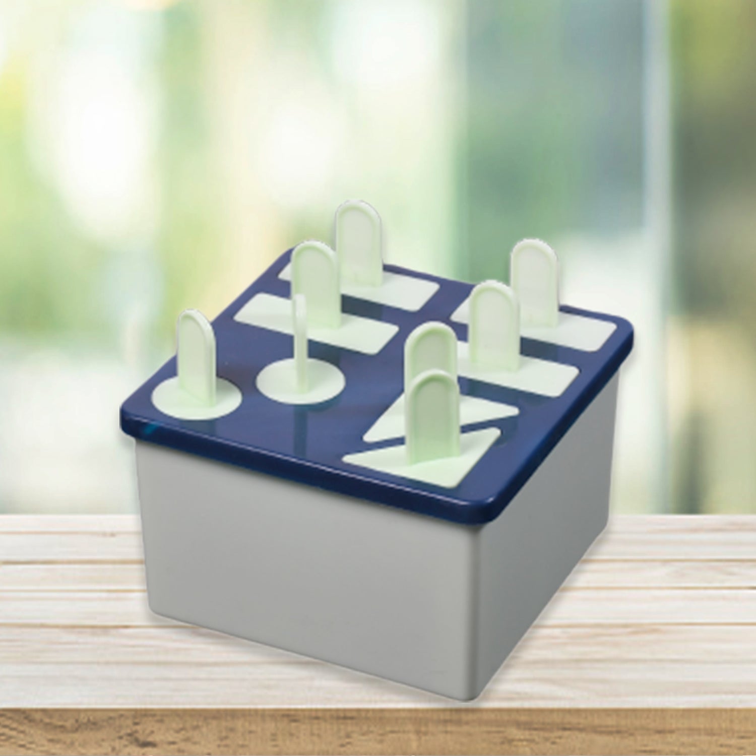 6311 Plastic Kulfi Mould, Kulfi Moulds 8 pcs Tray Ice Cream Mould Reusable Frozen Kulfi Maker Popsicle Sticks Lolly Ice Popsicle Candy Mould for Children (pista Color) DeoDap 6311 Plastic Kulfi Mould, Kulfi Moulds 8 pcs Tray Ice Cream Mould Reusable Frozen Kulfi Maker Popsicle Sticks Lolly Ice Popsicle Candy Mould for Children (pista Color) DeoDap